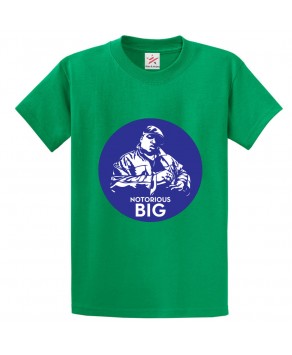 Notorious Big Classic Unisex Kids and Adults T-Shirt for Rapping Fans